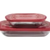Value Pack Glass Bake Set With Lids, 4-Piece -Cheap Home Store 330017209
