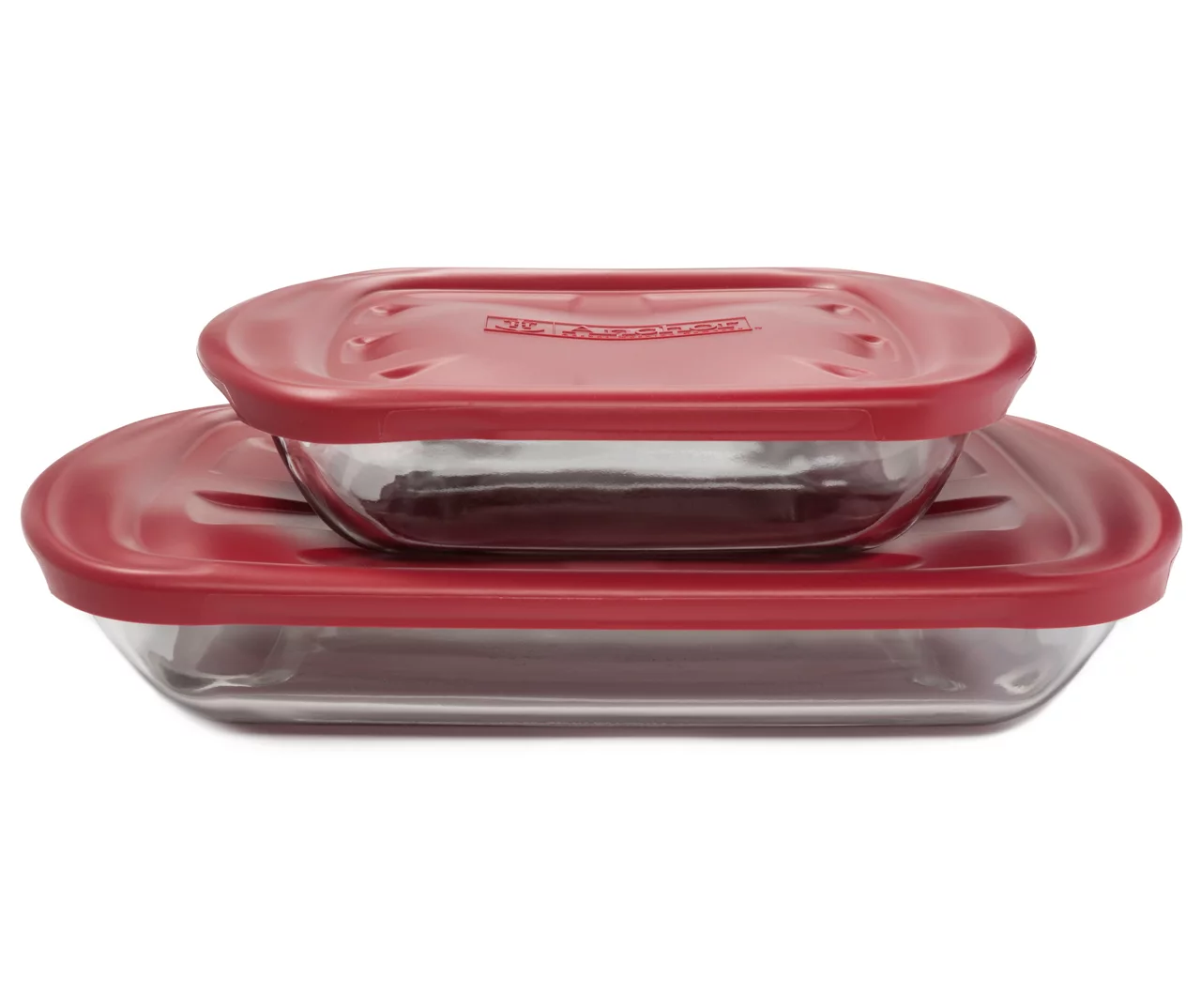 Value Pack Glass Bake Set With Lids, 4-Piece 3 Value Pack Glass Bake Set With Lids, 4-Piece