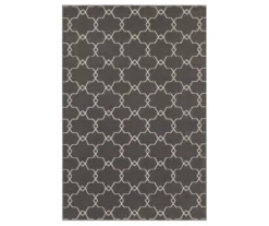 Maddox Gray Area Rug, (6'7" X 9'6")