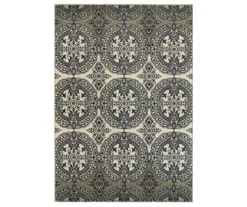 Florence Navy Area Rug, (7'10" X 10'10")