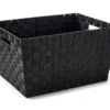 X-Large Black Woven Strap Storage Bin -Cheap Home Store 810382940 810593597