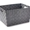 X-Large Gray Woven Strap Storage Bin -Cheap Home Store 810383195 810593598