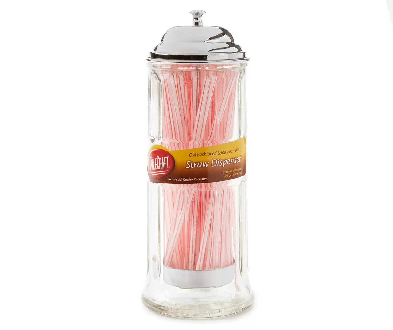 Straw Dispenser With Straws, 60 Count 3 Straw Dispenser With Straws, 60 Count