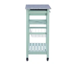 Smith Granite Top Kitchen Cart With Storage Basket 40 Smith Granite Top Kitchen Cart With Storage Basket -Cheap Home Store 810389659 A0 3