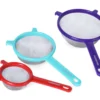 Set Of Strainers, Red, Aqua And Purple, 3-Piece -Cheap Home Store 810390973