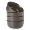 Matte Black Stoneware Bowls, 4-Pack -Cheap Home Store 810429552