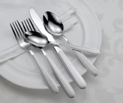 Jordan Stainless Steel 20-Piece Flatware Set 5 Jordan Stainless Steel 20-Piece Flatware Set -Cheap Home Store 810429787 1