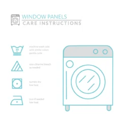 Evelyn Medallion Navy & White Room-Darkening Rod Pocket Curtain Panel Pair, (95") 13 Evelyn Medallion Navy & White Room-Darkening Rod Pocket Curtain Panel Pair, (95") -Cheap Home Store 810468106 4