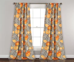 Poppy Garden Room-Darkening Back Tab Curtain Panel Pair -Cheap Home Store 810468159