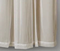 Lush Wheat Blackout Grommet Curtain Panel Pair With Sheer Overlay, (63") 15 Lush Wheat Blackout Grommet Curtain Panel Pair With Sheer Overlay, (63") -Cheap Home Store 810468202 6