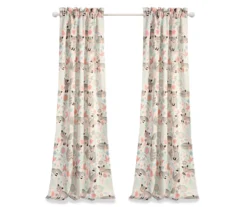 Pixie Fox Room-Darkening Rod Pocket Curtain Panel Pair, (84") -Cheap Home Store 810468220 6 1
