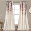 Weeping Flowers Purple & Gray Room-Darkening Rod Pocket Curtain Panel Pair, (84") 1 Weeping Flowers Purple & Gray Room-Darkening Rod Pocket Curtain Panel Pair, (84") -Cheap Home Store 810468241