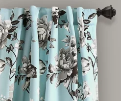 Tania Floral Room-Darkening Back Tab Curtain Panel Pair -Cheap Home Store 810468278 1