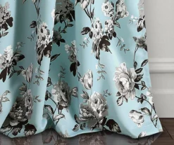 Tania Floral Room-Darkening Back Tab Curtain Panel Pair -Cheap Home Store 810468278 2