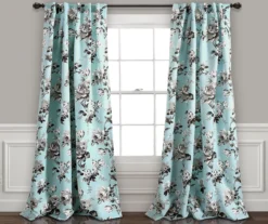 Tania Floral Room-Darkening Back Tab Curtain Panel Pair -Cheap Home Store 810468278