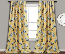 Tania Floral Room-Darkening Back Tab Curtain Panel Pair -Cheap Home Store 810468284
