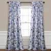 Cynthia Jacobean Blue Room-Darkening Rod Pocket Curtain Panel Pair, (108") -Cheap Home Store 810468311
