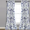Devonia Allover White & Navy Floral Room-Darkening Rod Pocket Curtain Panel Pair, (84") 1 Devonia Allover White & Navy Floral Room-Darkening Rod Pocket Curtain Panel Pair, (84") -Cheap Home Store 810468320