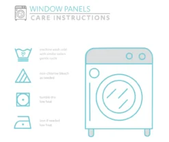 Botanical Garden Gray & White Room-Darkening Rod Pocket Curtain Panel Pair, (95") 15 Botanical Garden Gray & White Room-Darkening Rod Pocket Curtain Panel Pair, (95") -Cheap Home Store 810468367 5