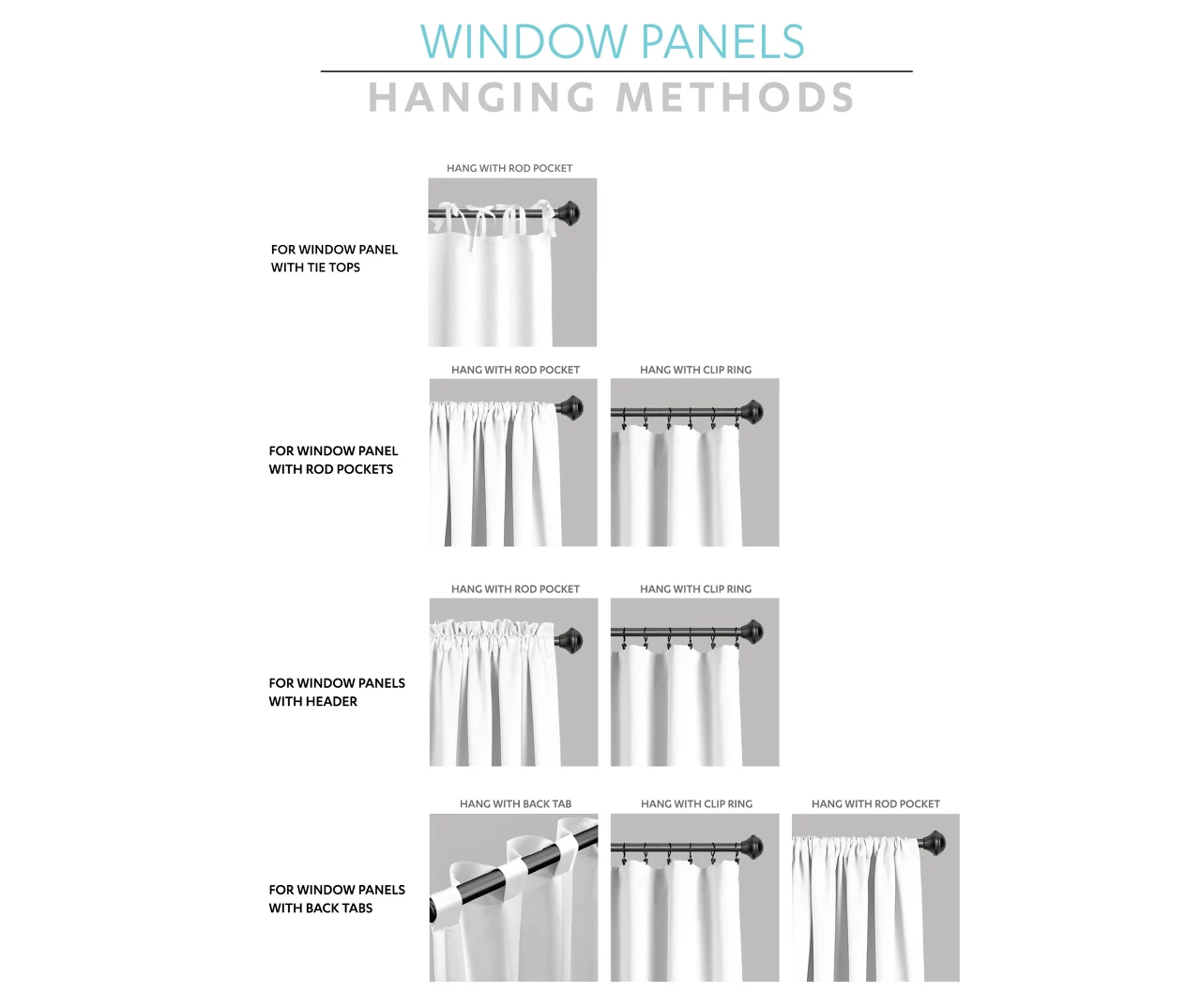 Botanical Garden Gray & White Room-Darkening Rod Pocket Curtain Panel Pair, (95") 9 Botanical Garden Gray & White Room-Darkening Rod Pocket Curtain Panel Pair, (95") - Image 7