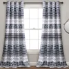 Hygge Geo Navy & White Room-Darkening Grommet Curtain Panel Pair, (84") -Cheap Home Store 810468375