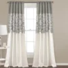 Estate Garden Gray & White Room-Darkening Rod Pocket Curtain Panel Pair, (84") 1 Estate Garden Gray & White Room-Darkening Rod Pocket Curtain Panel Pair, (84") -Cheap Home Store 810468434
