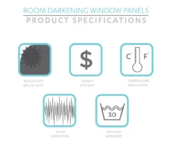 Estate Garden Red & White Room-Darkening Rod Pocket Curtain Panel Pair, (84") 16 Estate Garden Red & White Room-Darkening Rod Pocket Curtain Panel Pair, (84") -Cheap Home Store 810468437 6