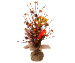 Pumpkin & Pinecone Stack Centerpiece -Cheap Home Store 810471686 3