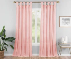 Vue Priya Semi-Sheer Tab Top Curtain Panel -Cheap Home Store 810474073 1