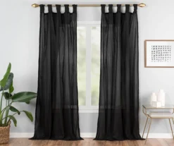Vue Priya Semi-Sheer Tab Top Curtain Panel -Cheap Home Store 810474126 1