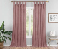 Vue Priya Semi-Sheer Tab Top Curtain Panel -Cheap Home Store 810474133 1