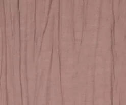 Priya Dark Rose Semi-Sheer Tab Top Curtain Panel, (63") -Cheap Home Store 810474133 3