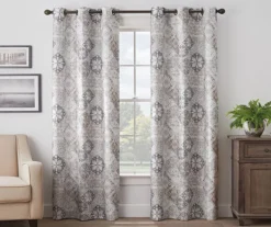 Eclipse Martina Medallion Blackout Grommet Curtain Panel -Cheap Home Store 810475061 1