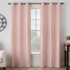 Gabriella Blush Blackout Grommet Curtain Panel, (95") -Cheap Home Store 810475076 1