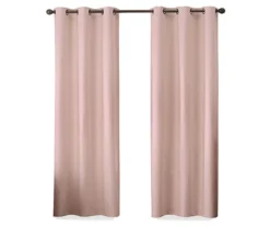 Gabriella Blush Blackout Grommet Curtain Panel, (95") -Cheap Home Store 810475076 4
