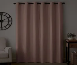 Gabriella Blush Blackout Grommet Curtain Panel, (95") -Cheap Home Store 810475076 6