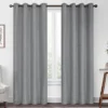 Kira Gray Blackout Grommet Curtain Panel, (108") -Cheap Home Store 810475122 1