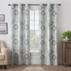 Martina Medallion Blue Blackout Grommet Curtain Panel, (108") 1 Martina Medallion Blue Blackout Grommet Curtain Panel, (108") -Cheap Home Store 810475131 1 1