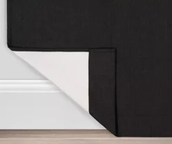 Martina Black Blackout Grommet Curtain Panel, (95") -Cheap Home Store 810475366 3