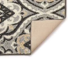 Gray Medallion Accent Rug, (30" X 46") -Cheap Home Store 810478198 810478199 810478200 3