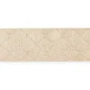 Cream Quatrefoil Runner, (20" X 60")