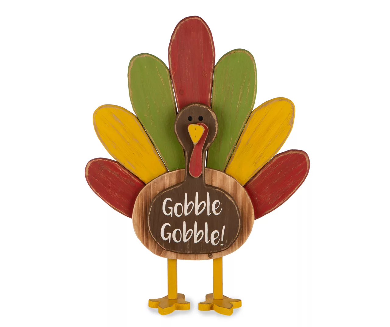 "Gobble Gobble" Turkey Standing Decor 4 "Gobble Gobble" Turkey Standing Decor - Image 2