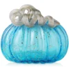 5" Blue Speckled Glass Pumpkin 1 5" Blue Speckled Glass Pumpkin -Cheap Home Store 810491578 A0 1
