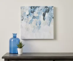 Blue Abstract Stretched Canvas -Cheap Home Store 810498390 2