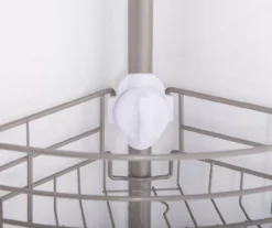 Brushed Nickel 4-Way Adjustable Corner Pole Caddy -Cheap Home Store 810504133 6