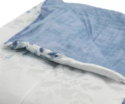 Real Living Blue Floral Comforter Set -Cheap Home Store 810505379 810505380 810505411 8