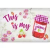 "This Is My Jam" Jar Print Kitchen Mat, (18" X 30") -Cheap Home Store 810505409 1