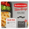 Rubbermaid TakeAlongs 30-Piece Meal Prep Container Set 1 Rubbermaid TakeAlongs 30-Piece Meal Prep Container Set -Cheap Home Store 810506676