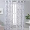 Broyhill Cassandra Floral Sheer Grommet Curtain Panel Pair -Cheap Home Store 810507479