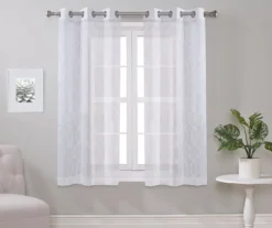 Broyhill Geo Sheer Grommet Curtain Panel Pair -Cheap Home Store 810507512